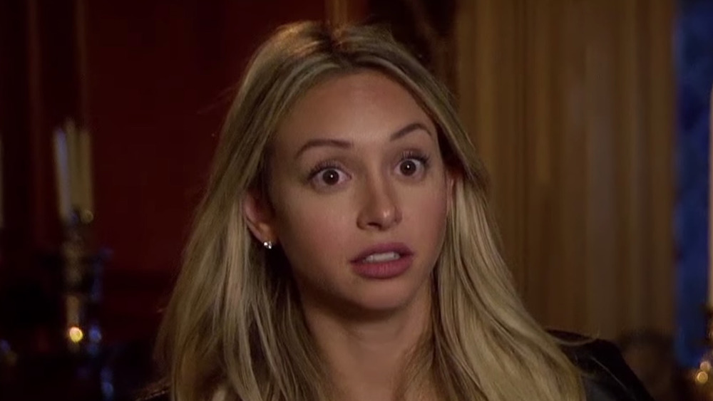 Corinne Olympios during a confessional on The Bachelor