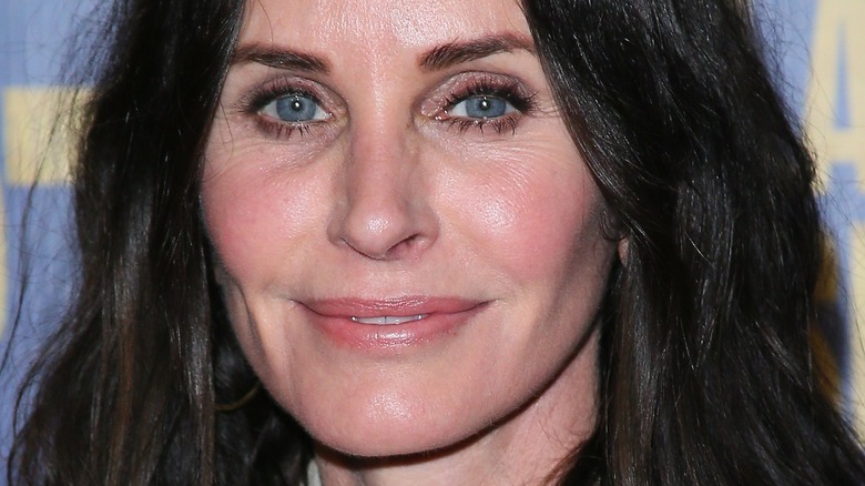 Courteney Cox smiling on the red carpet