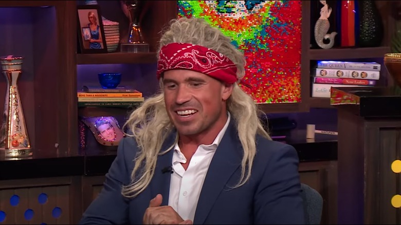 Culver Bradbury in a wig