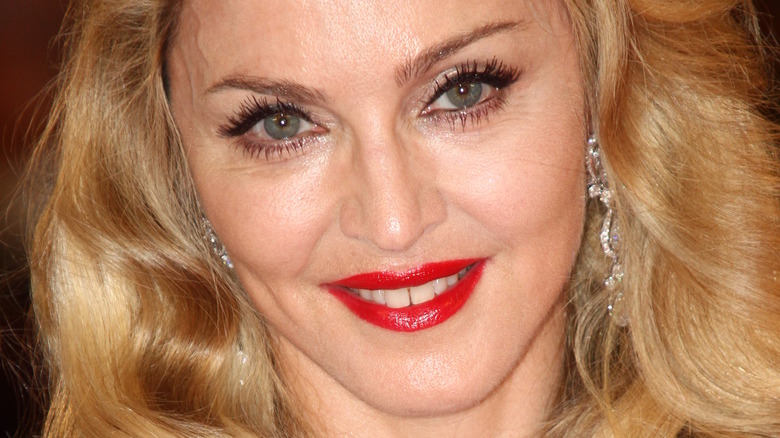 Madonna red lipstick