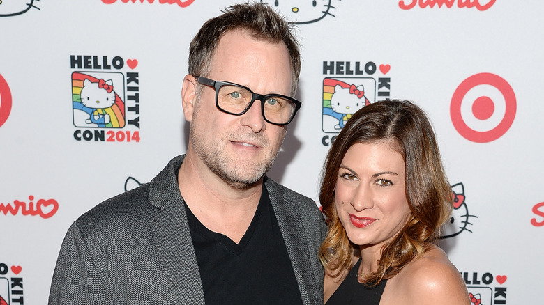Dave Coulier and Melissa Bring posing