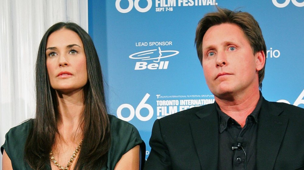 Demi Moore and Emilio Estevez