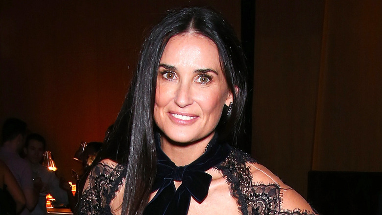 Demi Moore smiling