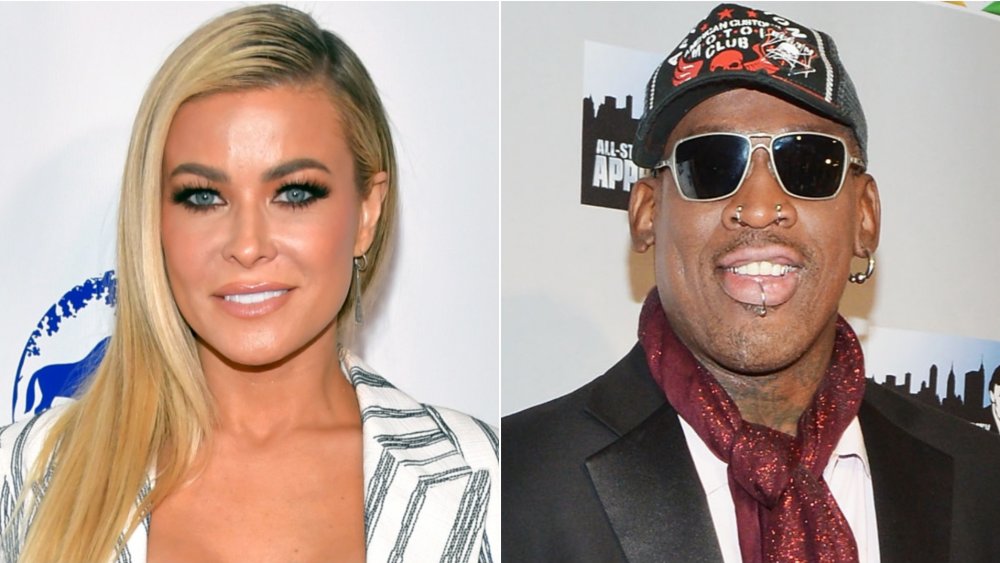 Carmen Electra and Dennis Rodman