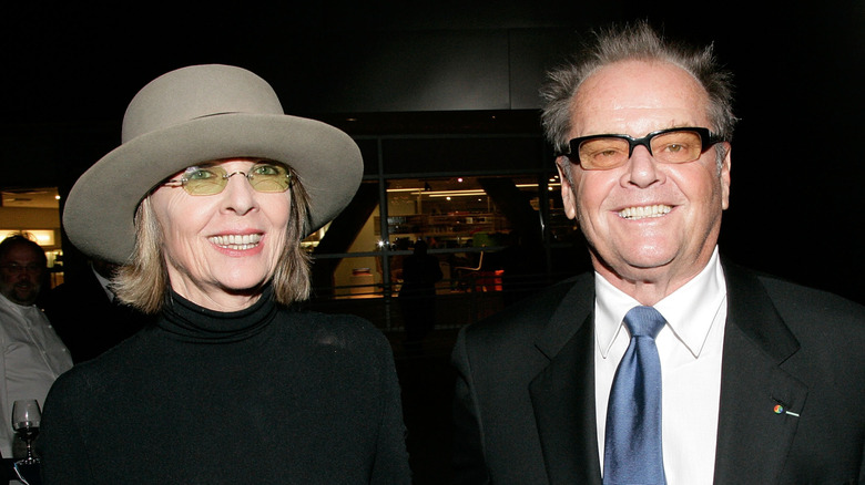 Diane Keaton and Jack Nicholson smiling