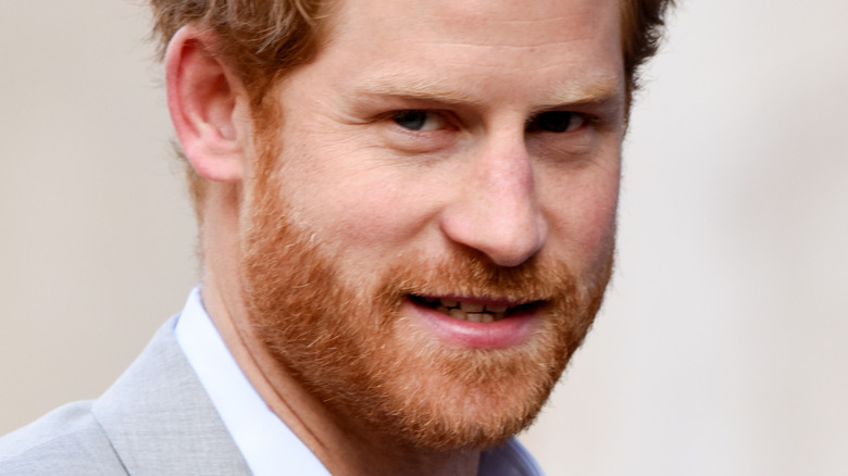 Prince Harry smiling