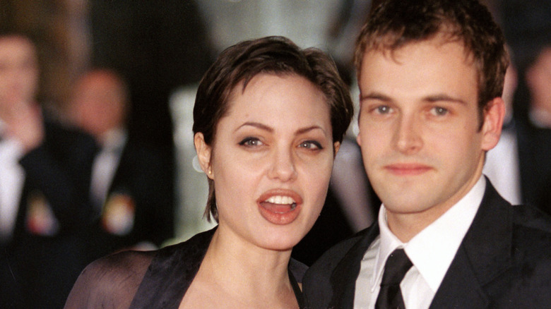 Angelina Jolie and Jonny Lee Miller 