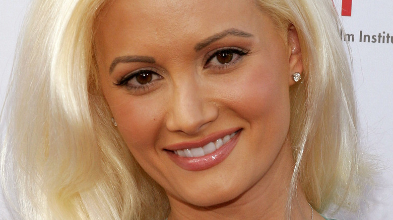 Holly Madison smiling with head tilted