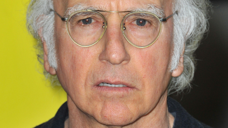 Larry David on the red carpet