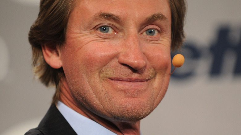 Wayne Gretzky smiling