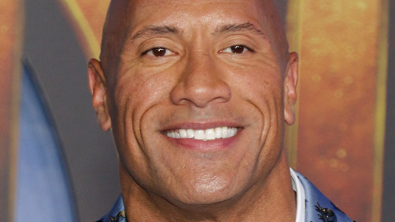 Dwayne The Rock Johnson attends movie premiere