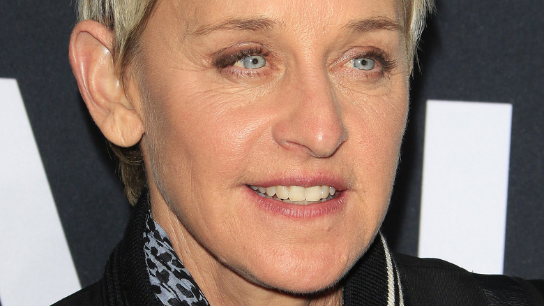 Ellen DeGeneres smiling