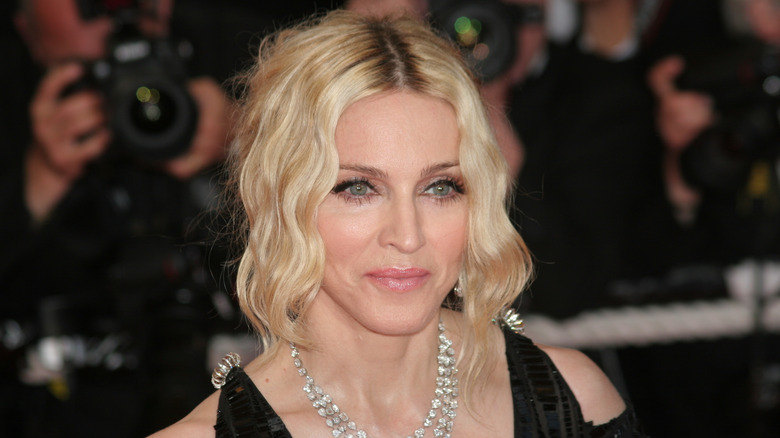 Madonna on the red carpet
