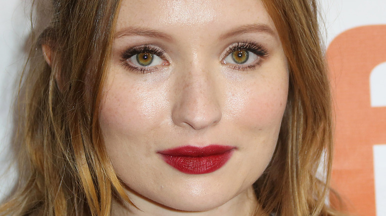 Emily Browning posing