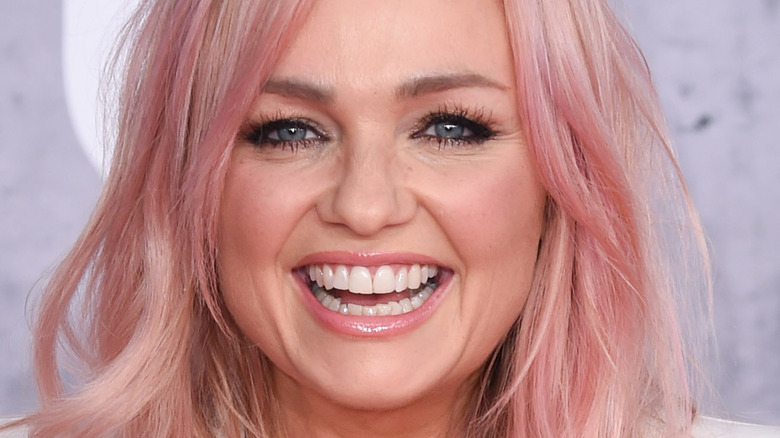 Emma Bunton smiling on the red carpet