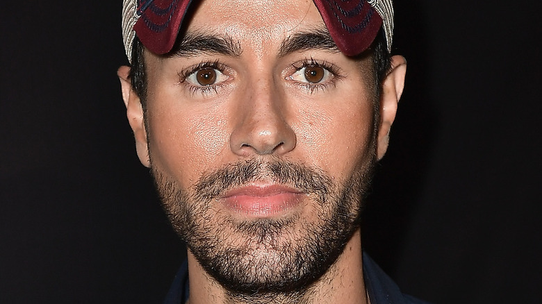 Enrique Iglesias gazing in front