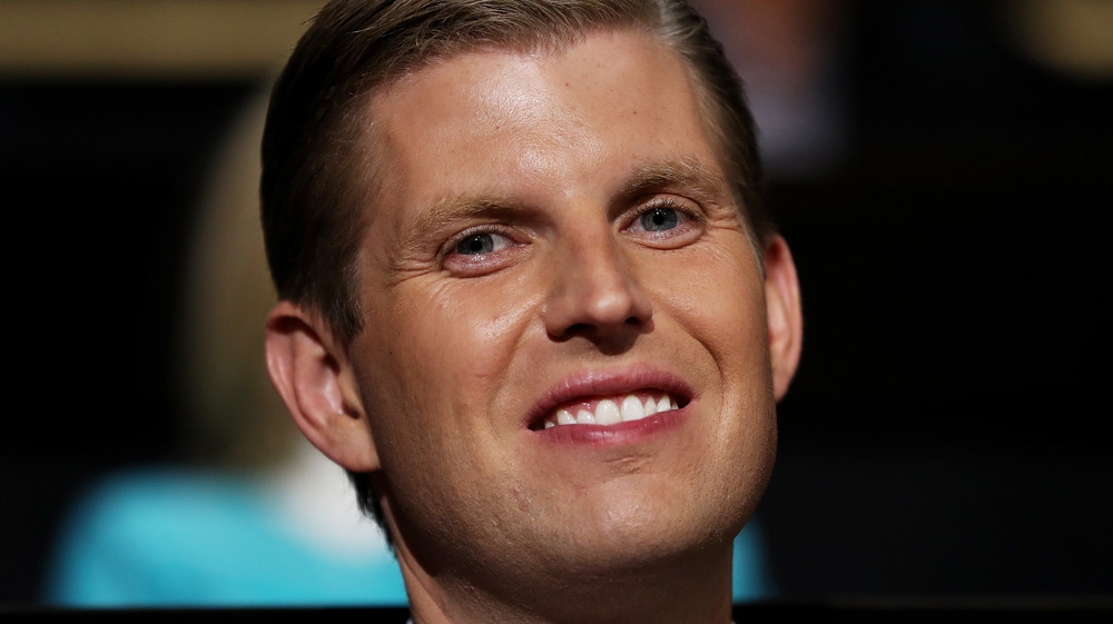 Eric Trump smiling