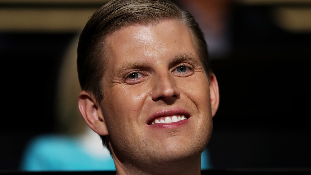 Eric Trump smiling