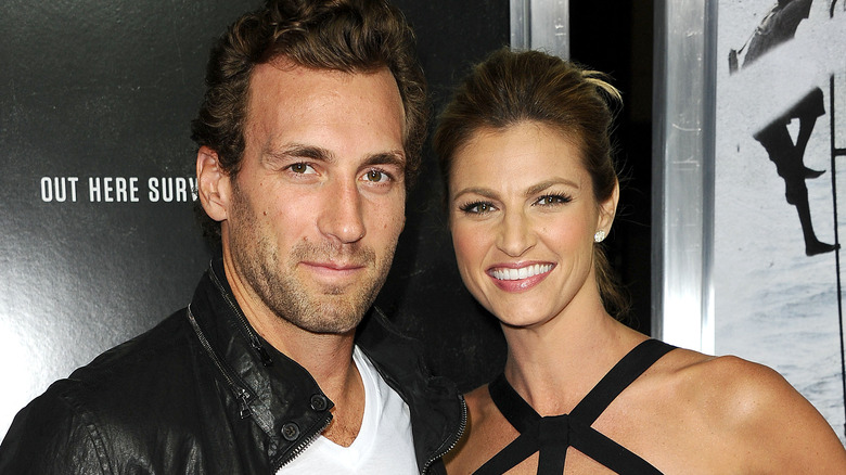 Jarret Stoll and Erin Andrews posing
