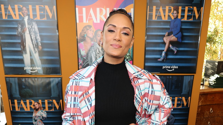 Grace Byers posing at an event