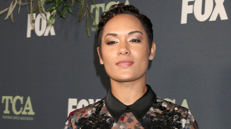 Grace Byers posing at an event