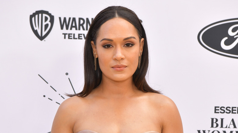 Grace Byers posing at an event