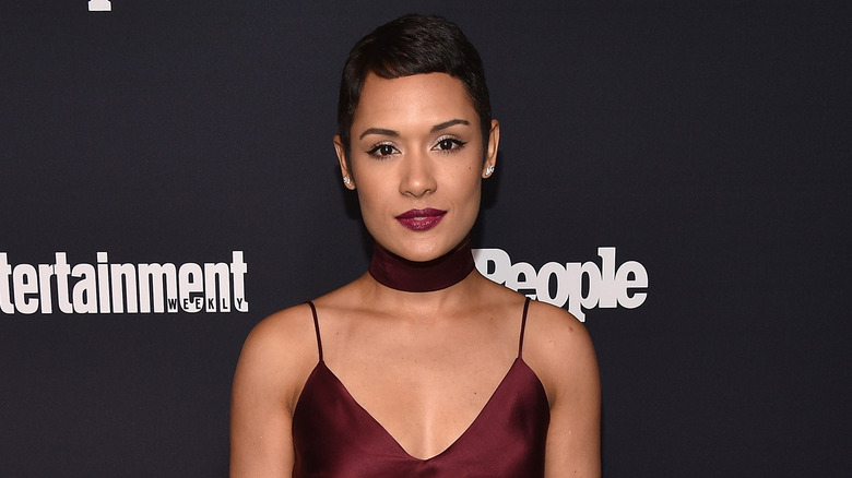 Grace Byers posing at an event