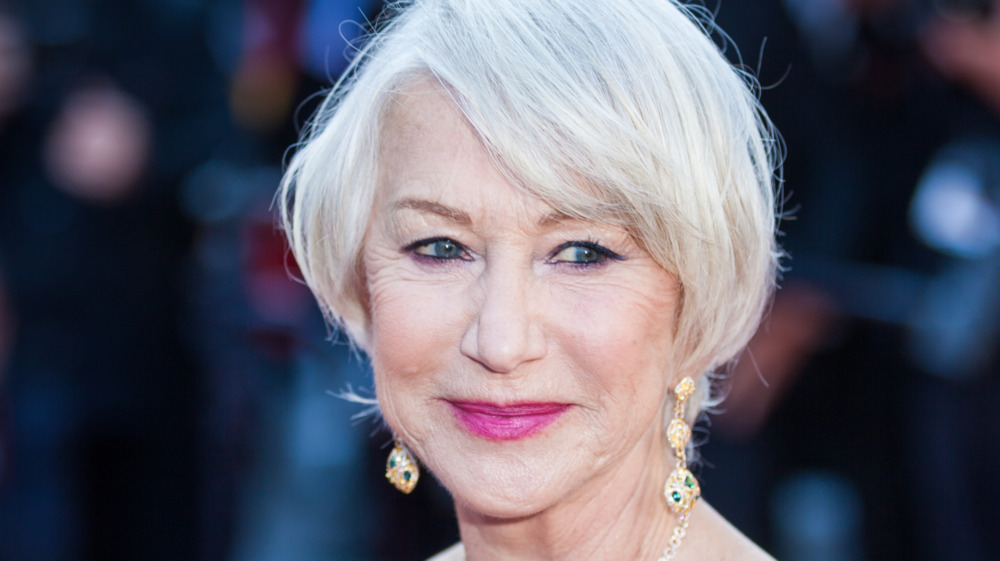 Helen Mirren at a red carpet event