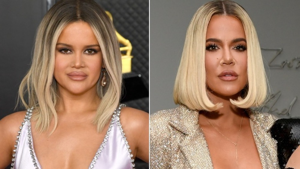 Maren Morris Khloe Kardashian red carpet