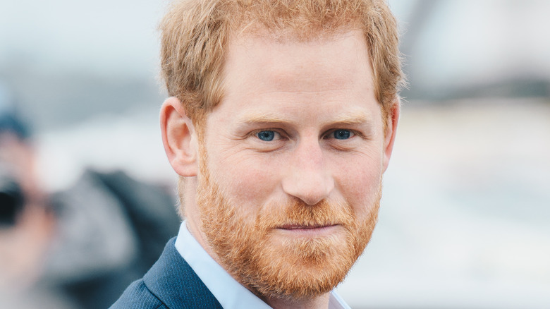 Prince Harry smiling