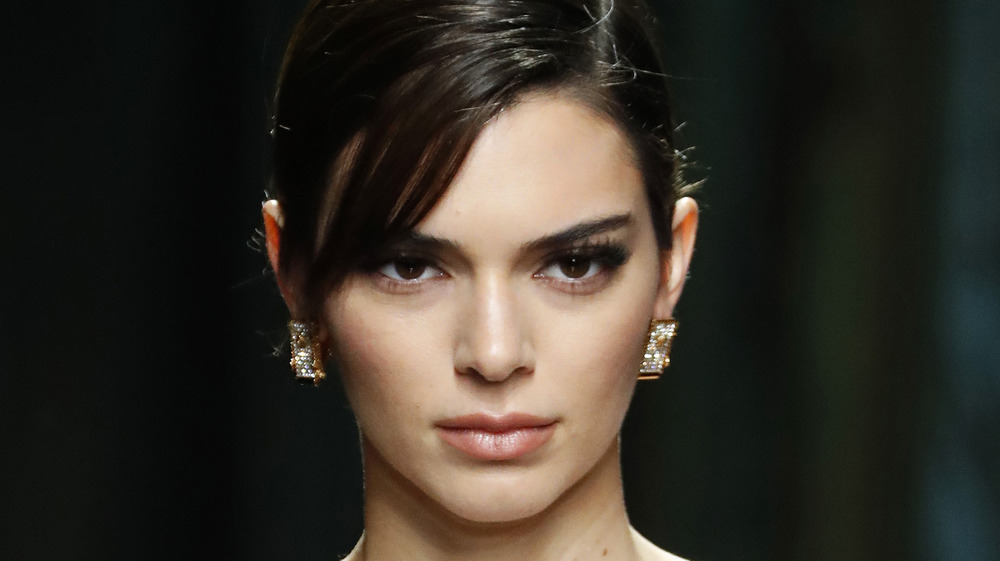 Kendall Jenner modeling runway