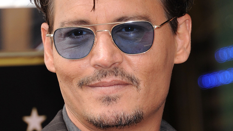 Johnny Depp posing