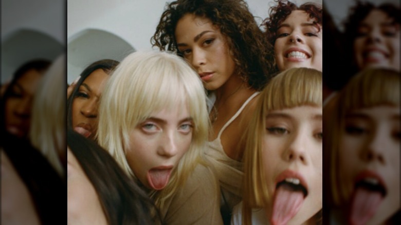 still from Billie Eilish music video 