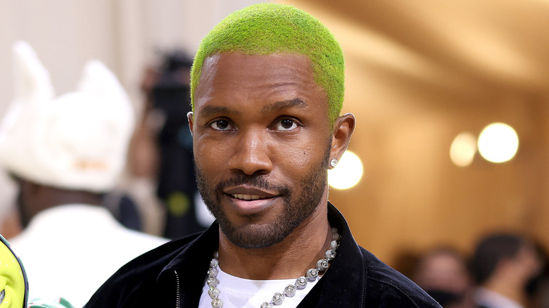 Frank Ocean green hair