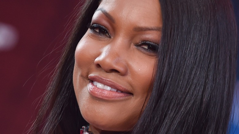 Garcelle Beauvais on a red carpet