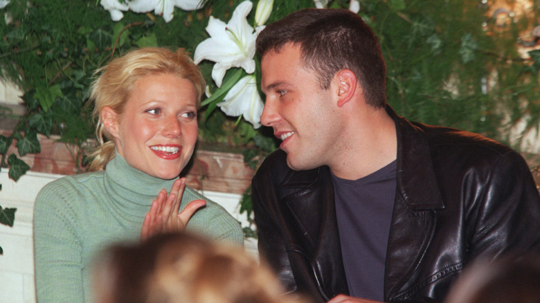 Gwyneth Paltrow and Ben Affleck laughing