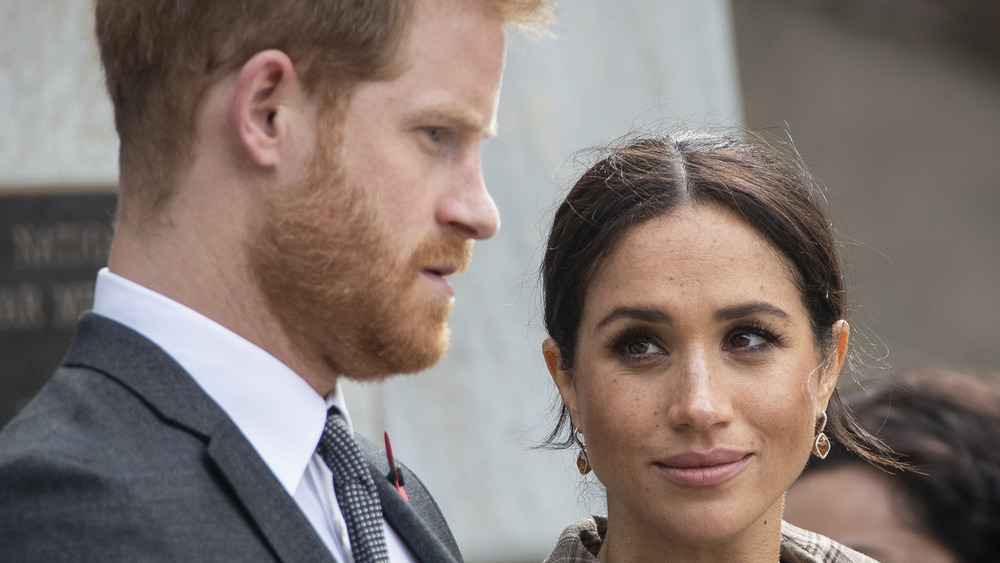 Meghan Markle and Prince Harry at an event 