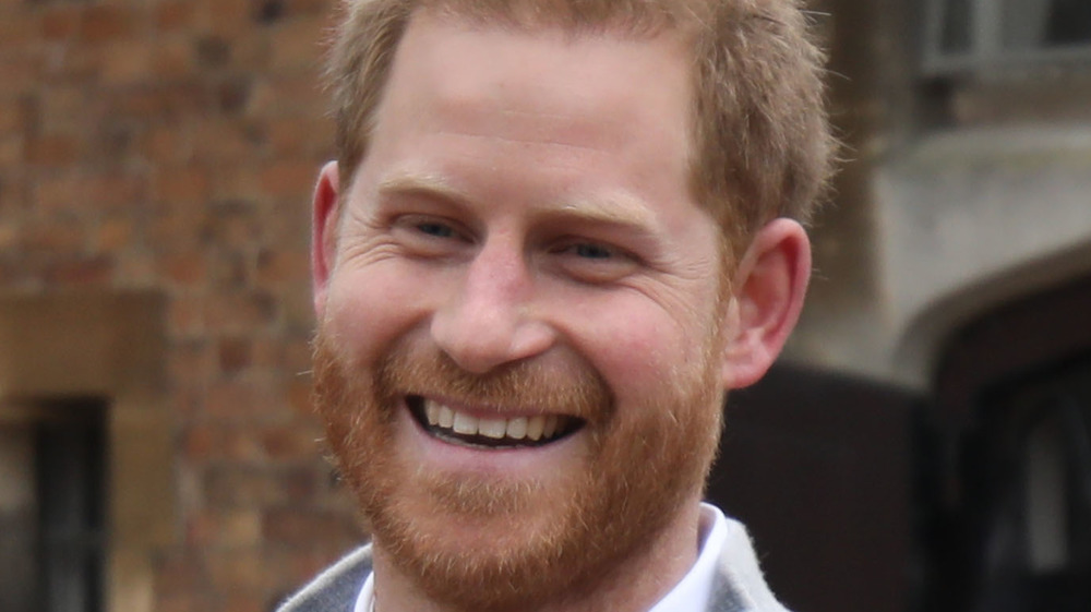 Prince Harry smiling