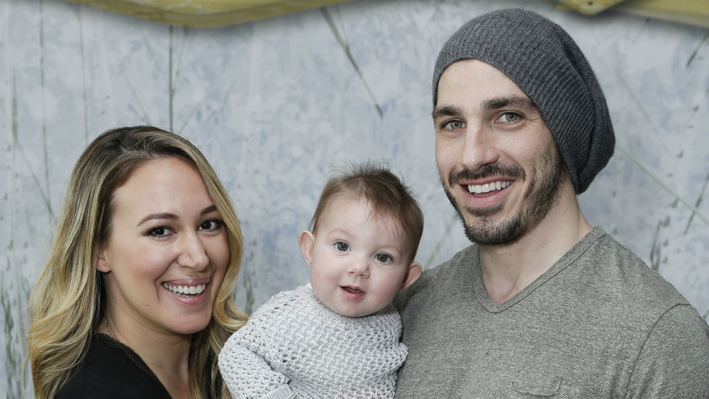 Haylie Duff with Matt Rosenberg and their daughter