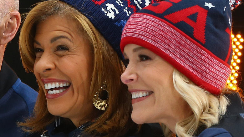 Hoda Kotb smiling with Megyn Kelly