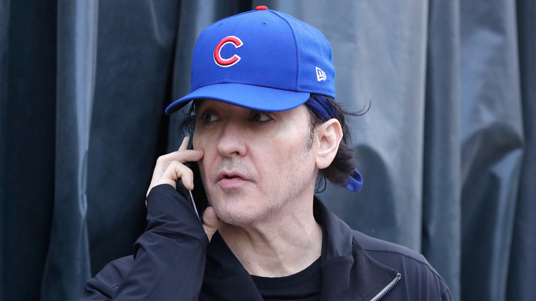 John Cusack at Wrigley Field in Game Three of the 2016 World Series