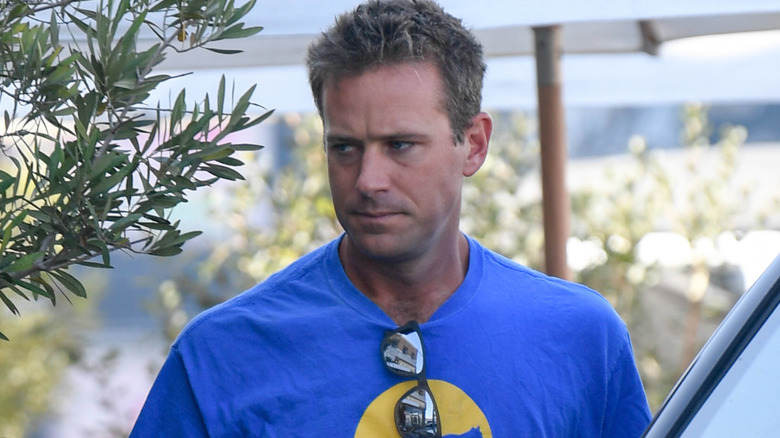 Armie Hammer snapped while outside in Los Angeles