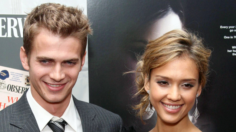 Jessica Alba and Hayden Christensen