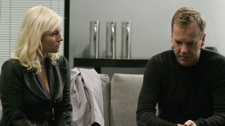 Elisha Cuthbert and Kiefer Sutherland in 24