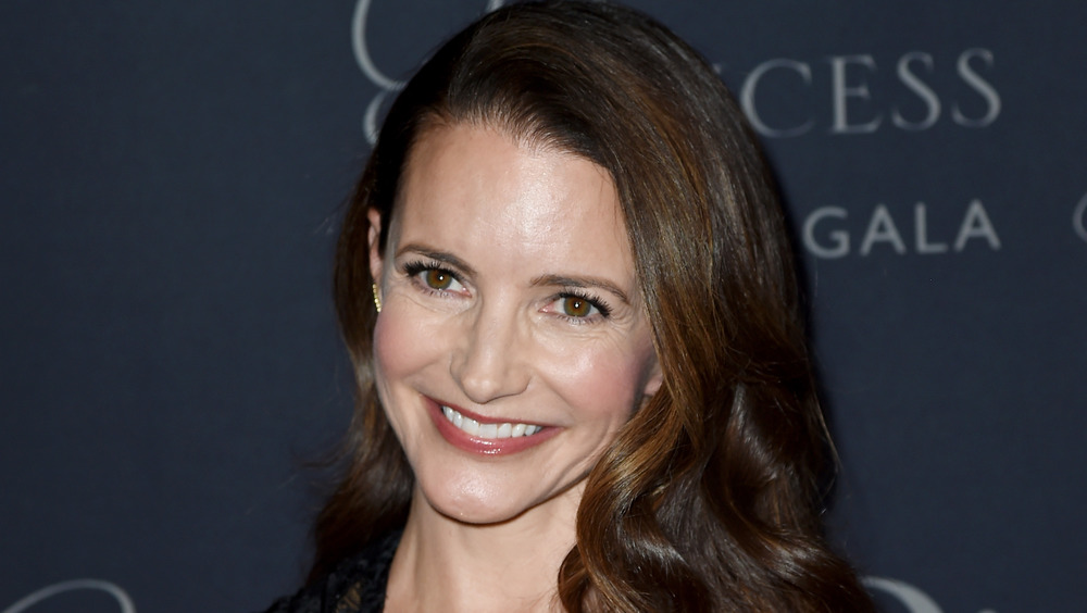 Kristin Davis smiling