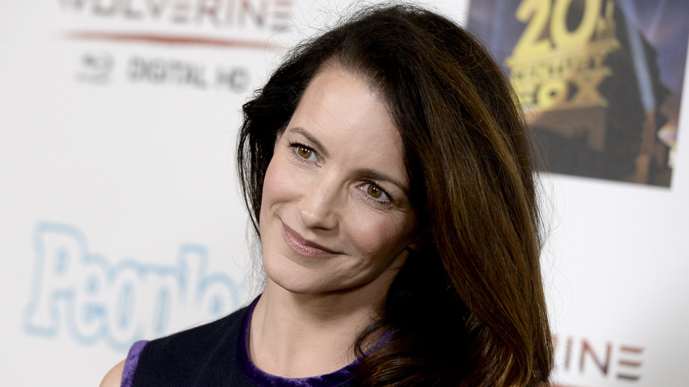 Kristin Davis tilting head