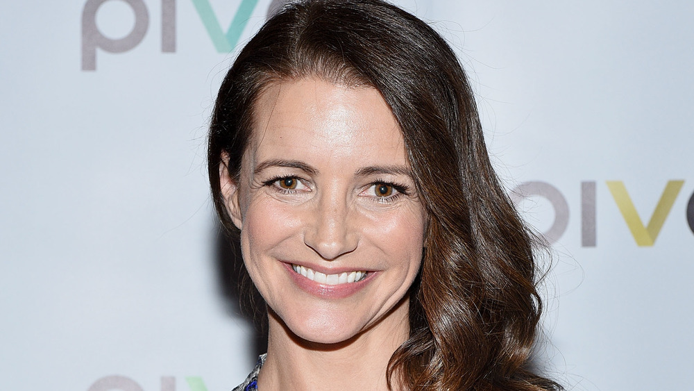 Kristin Davis smiling