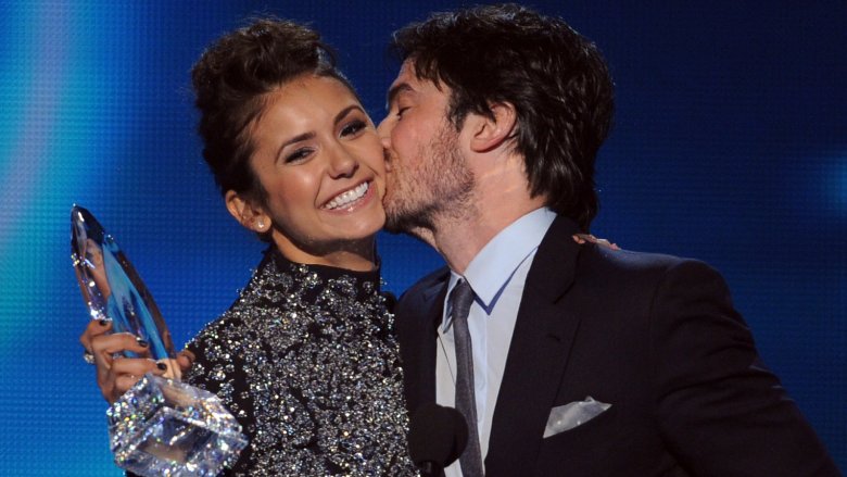 Nina Dobrev and Ian Somerhalder