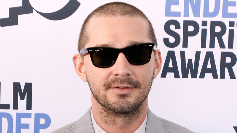 Shia LaBeouf posing