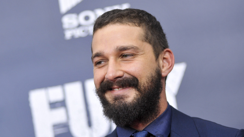 Shia LaBeouf smiling